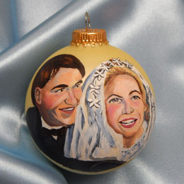 Painted Chirstmas ball - Gift