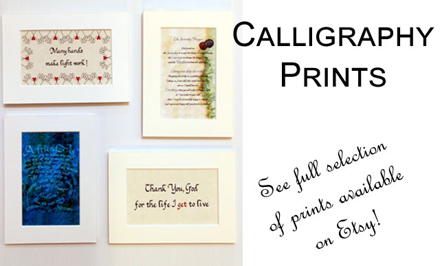 Calligraphy Prints