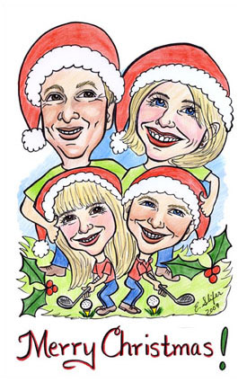 Caricature - Christmas Gift