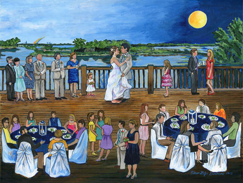 Live Wedding Event Painting