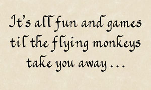 Flying Monkeys - Gift Print