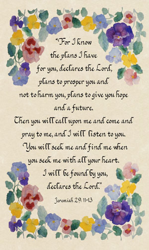 Jeremiah 29 - Gift Print