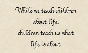 While we Teach- Gift Print