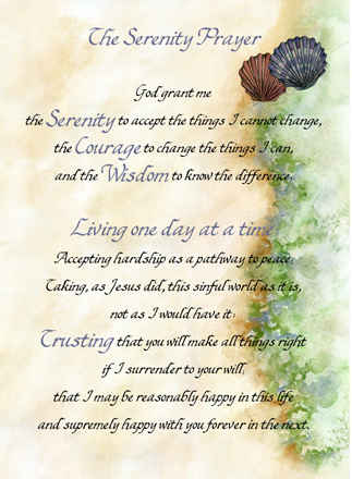 Serenity Prayer - Gift Print