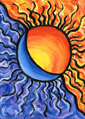 Sun and Moon - Gift Print