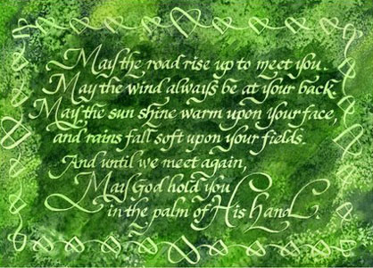 Irish blessing - gift print